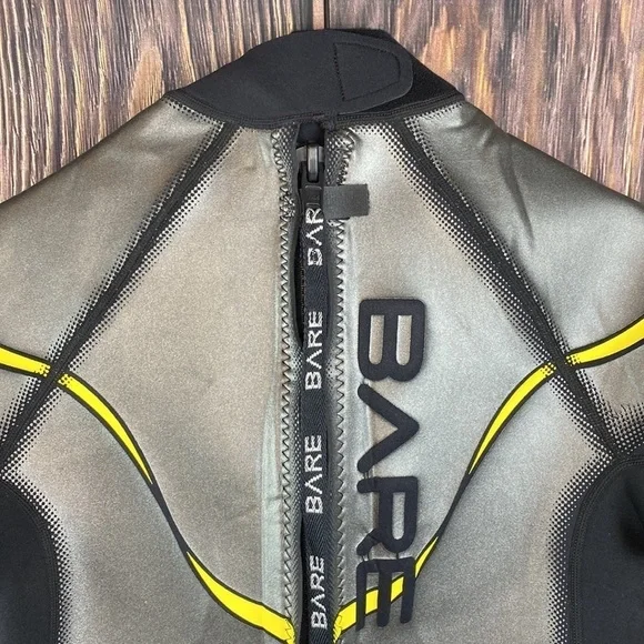 Bare Mens Spring Shorty Wetsuit Size Medium Plazma 2mm - Picture 5 of 6